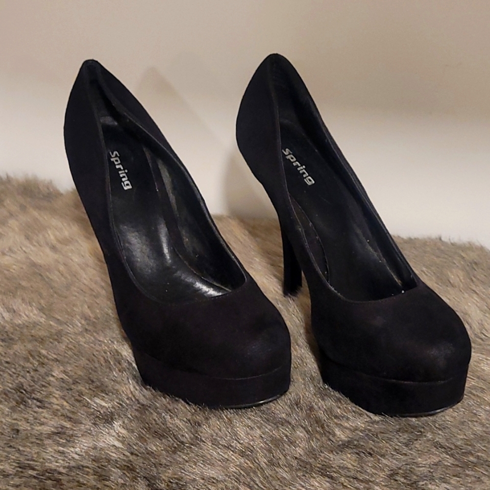 Black high heels